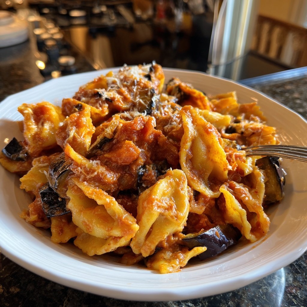 Internationale Küche Italienische Pasta alla Norma