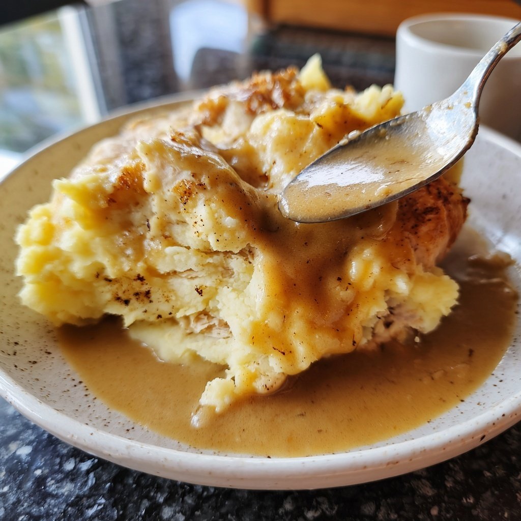 Hausmannskost Cremiges Hähnchen mit Kartoffelpüree