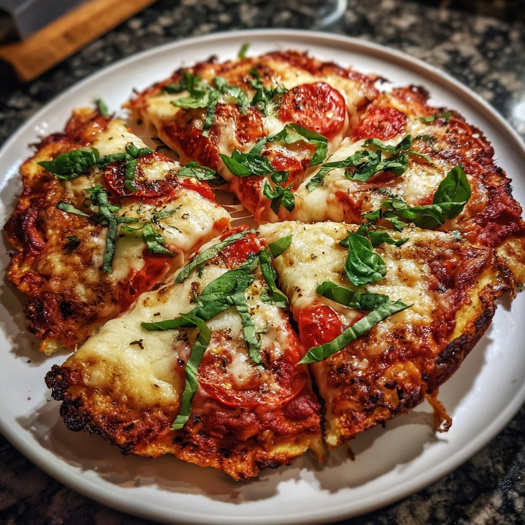 Blumenkohl Pizza Boden