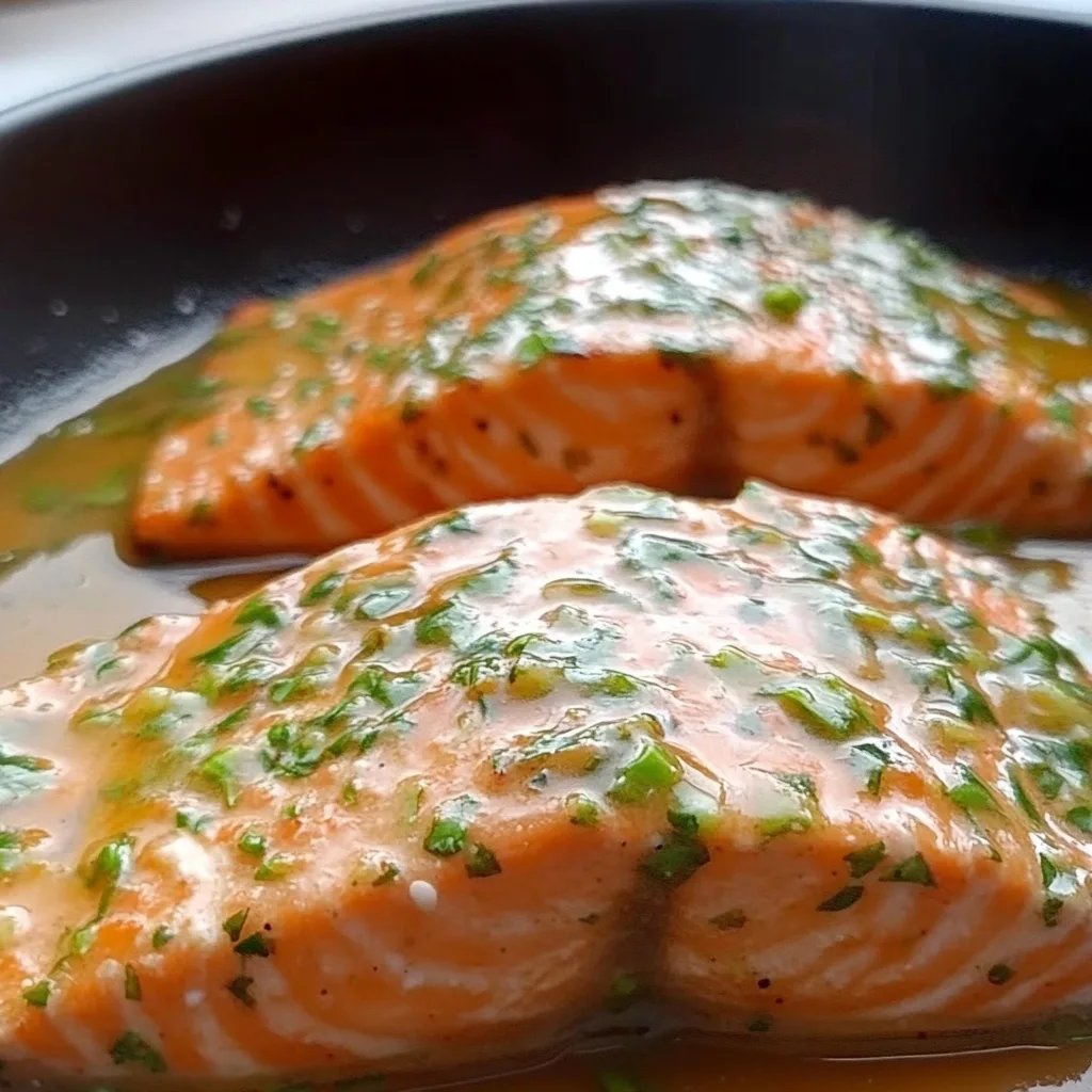 Knoblauchbutter Lachs