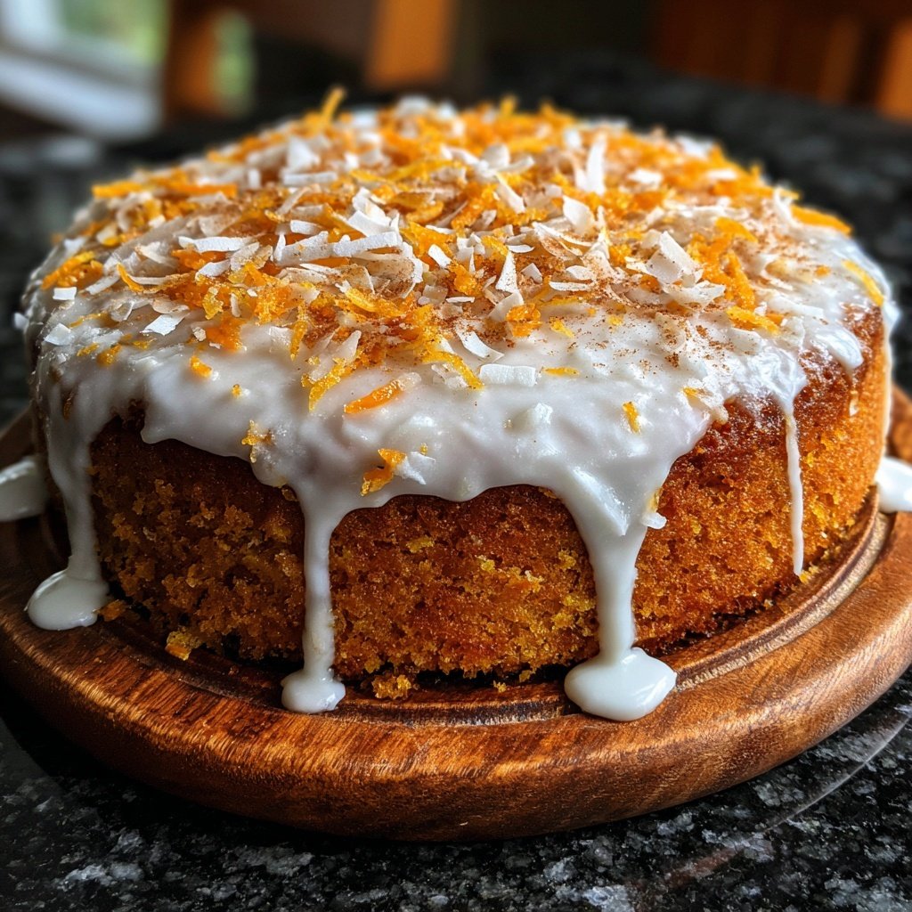 Karottenkuchen Mit Kokos Joghurt