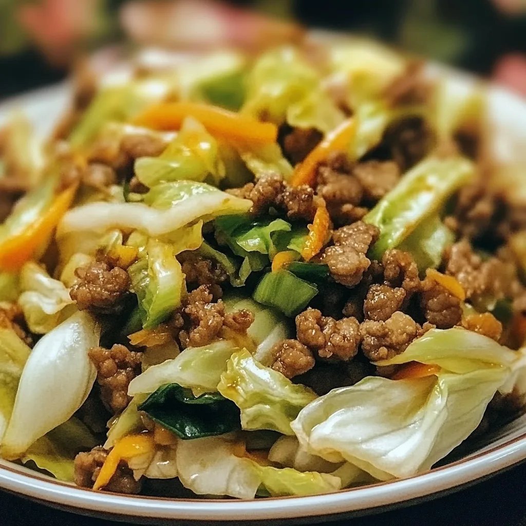 Chinakohl mit gemahlenen Bienen