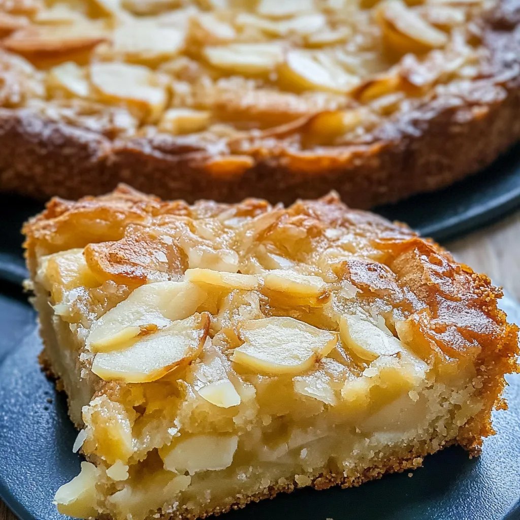 Bratapfelkuchen mit Marzipan