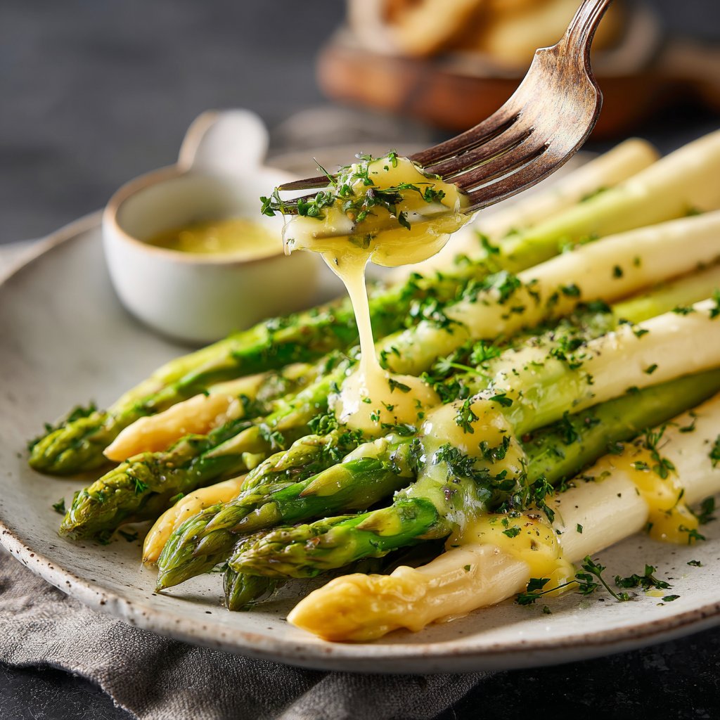 Grüner Spargel Mit Zitronensauce