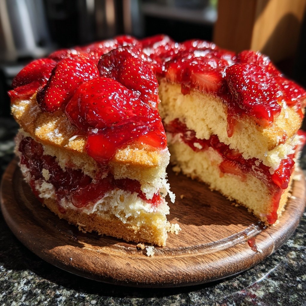 Erdbeerkuchen Vom Blech