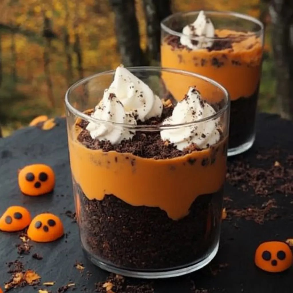 Kürbis-Patch-Dirt-Cups