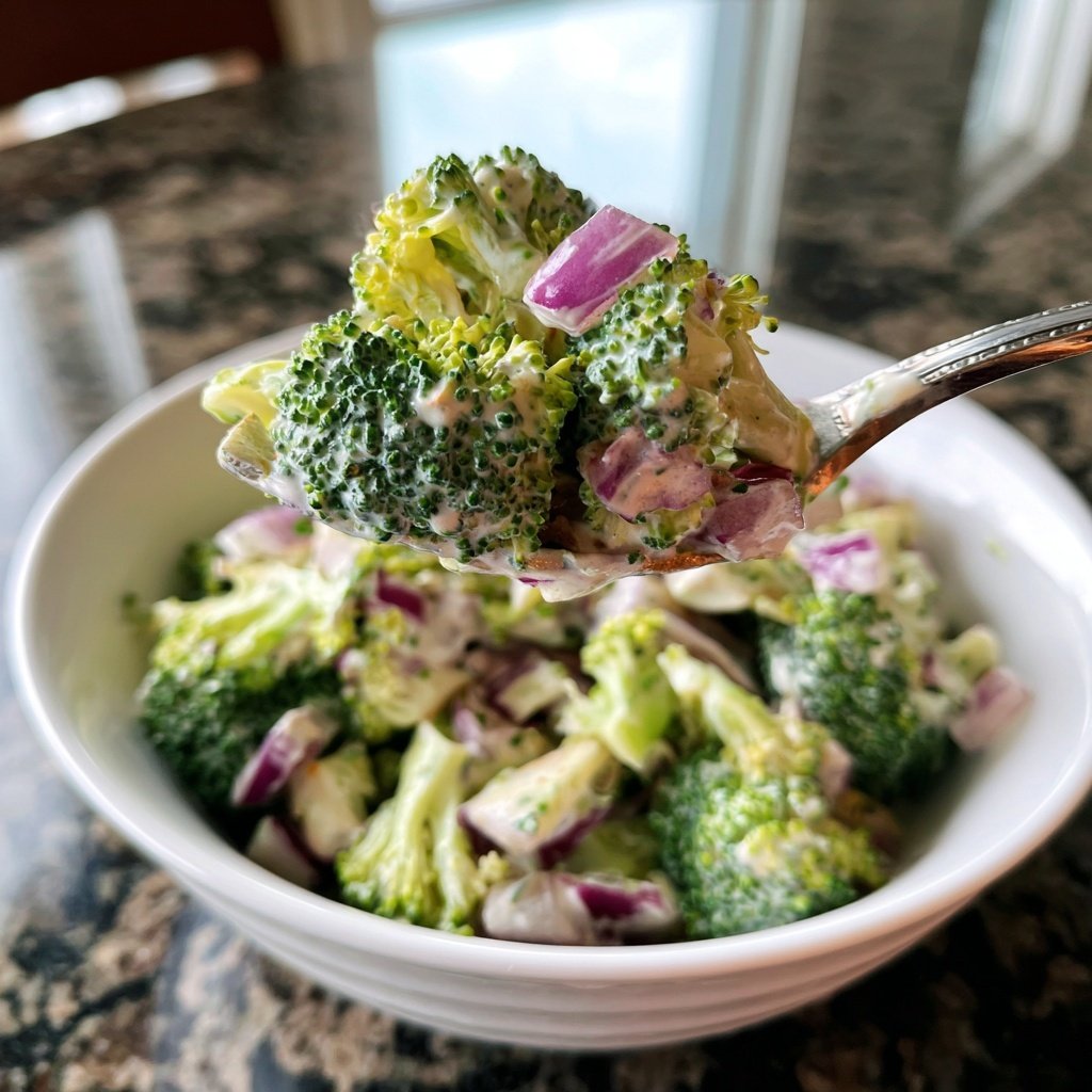 Cremiger Brokkoli-Salat für gesunde Genießer