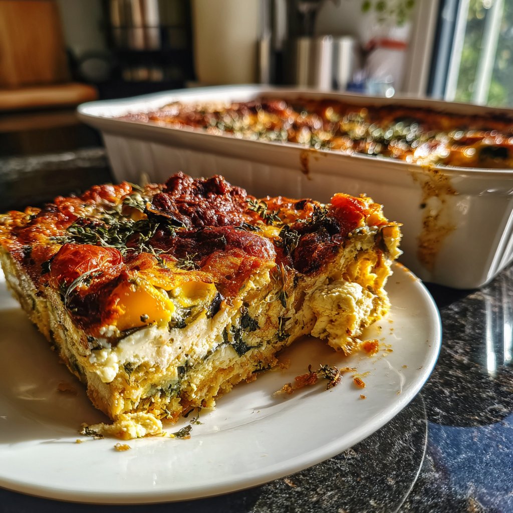 Auberginenauflauf ohne Fleisch